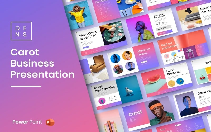 carot business powerpoint template original