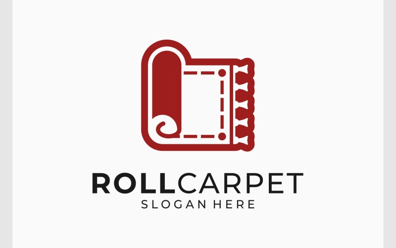 carpet floor textile roll logo original