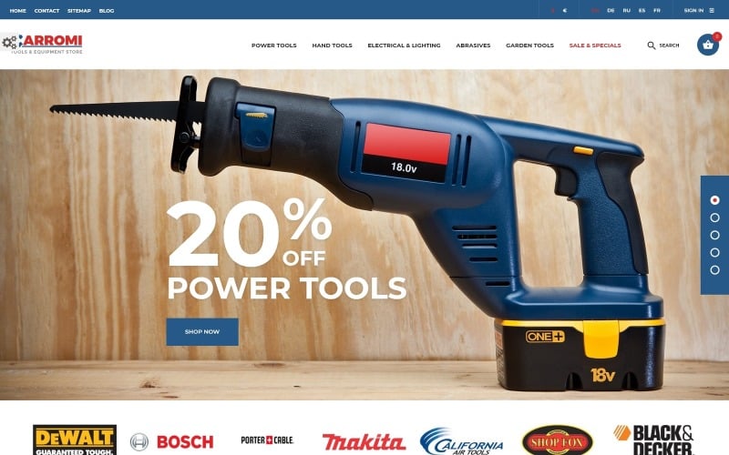 carromi prestashop theme original