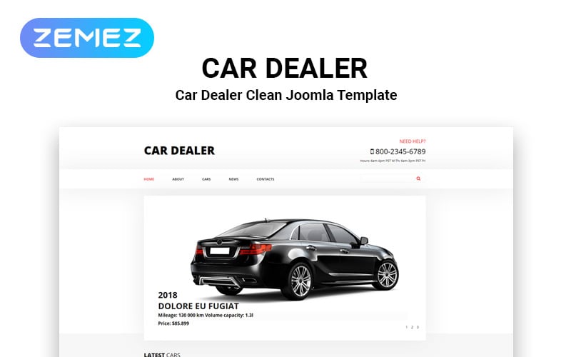 carsnews cars modern joomla template original