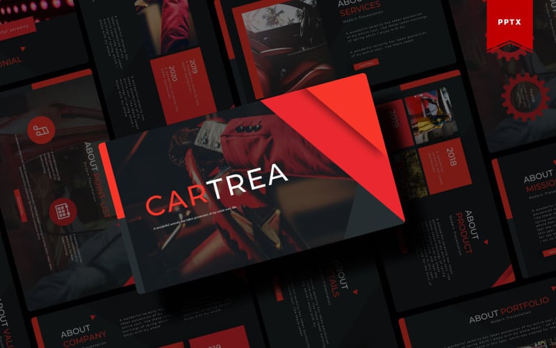 cartrea powerpoint template original