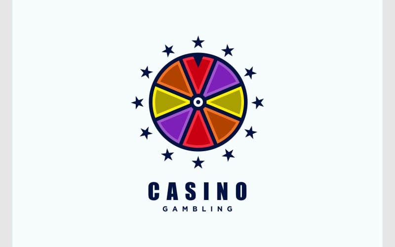 casino gambling roulette wheel logo original