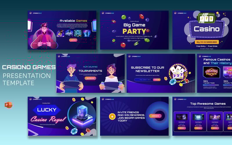 casino presentation template original