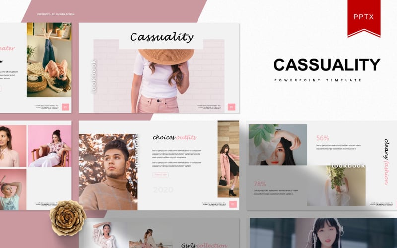 casssuality powerpoint template original