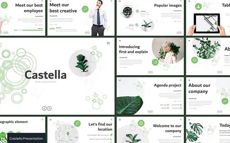 castella powerpoint template original