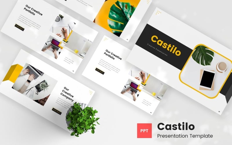 castilo creative powerpoint template original