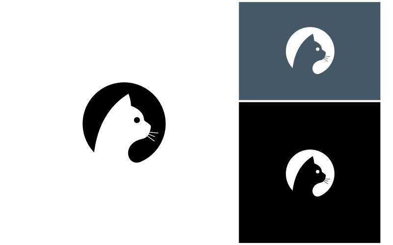 cat kitten whisker circle logo original