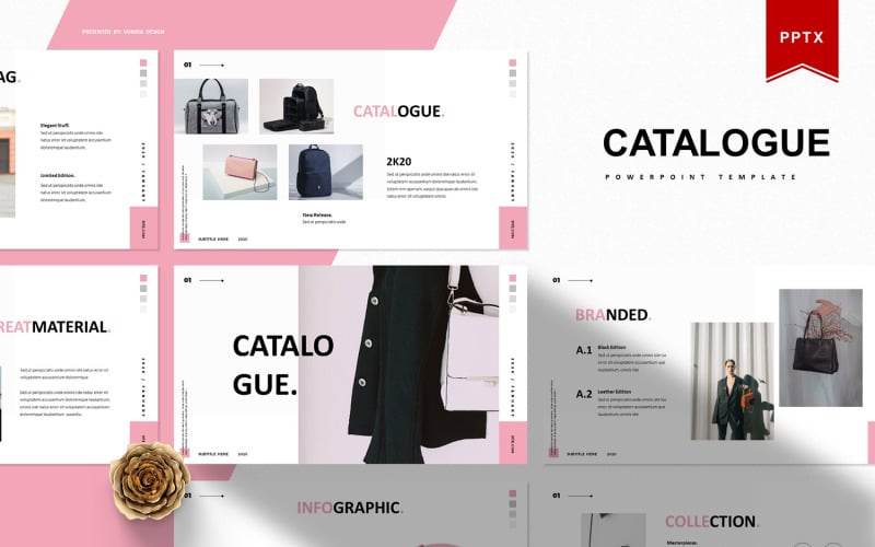 catalogue powerpoint template original