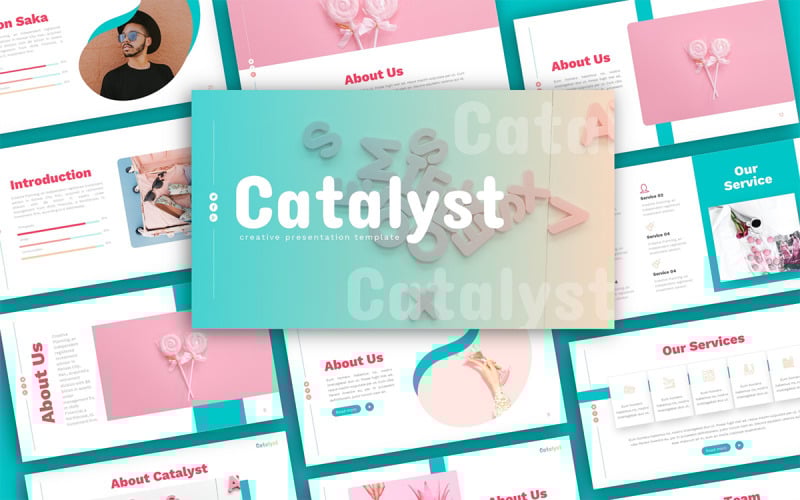 catalyst creative presentation powerpoint template original