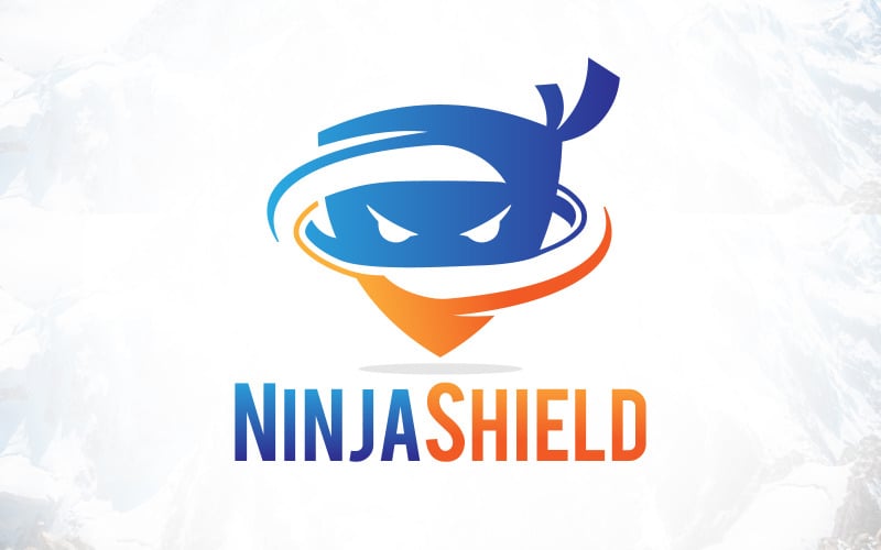 catch the thief ninja shield security logo design original