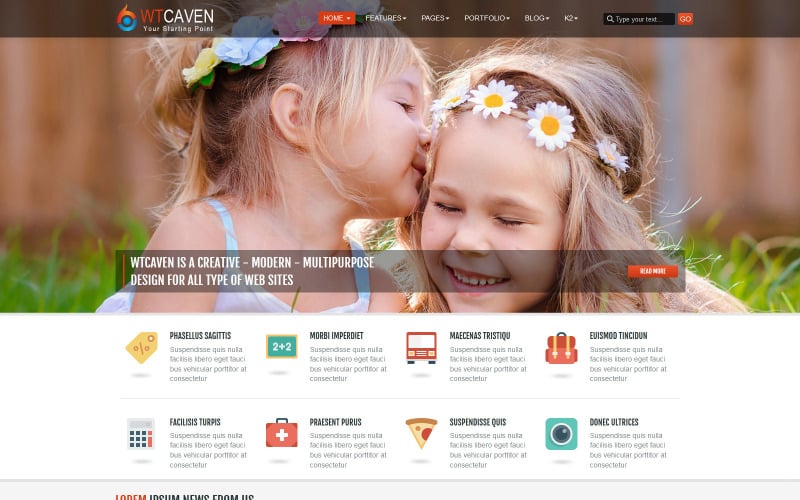 caven pro multi purpose joomla and joomla template original