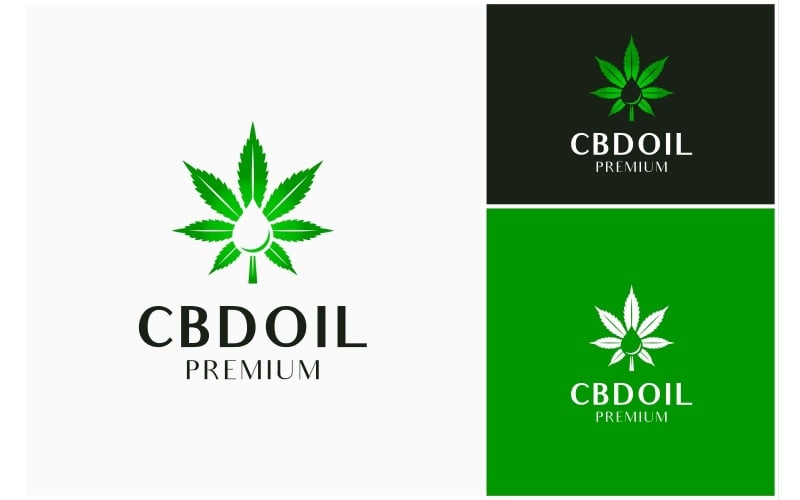 cbd oil cannabis essential logo original