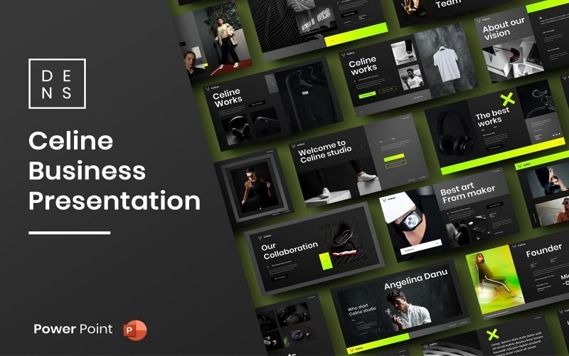 celin business powerpoint template original