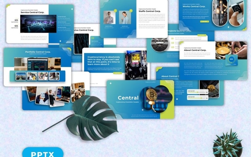 central cryptocurrency powerpoint original