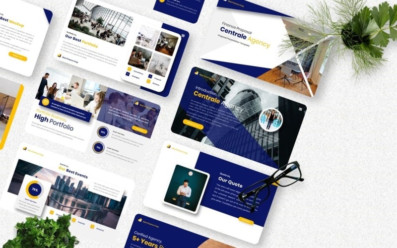 centrale proposal business powerpoint templates original