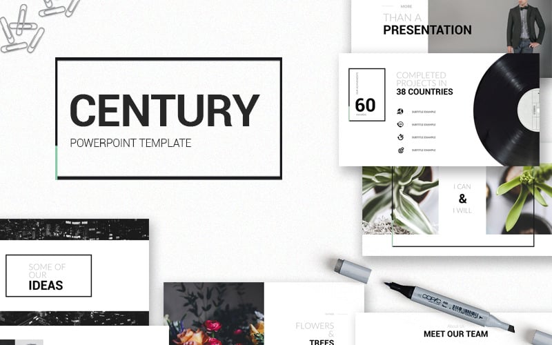 century powerpoint template original