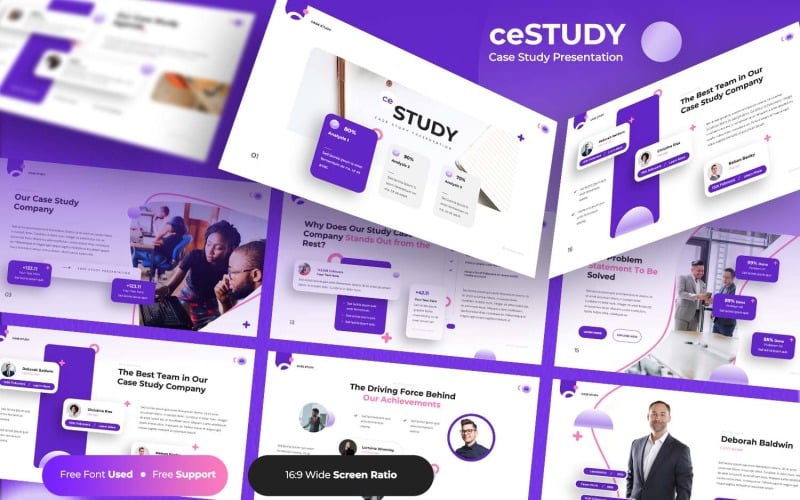 cestudy case study powerpoint template original