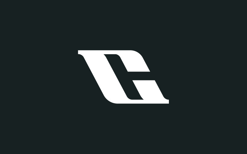 ch letter modern logo design original