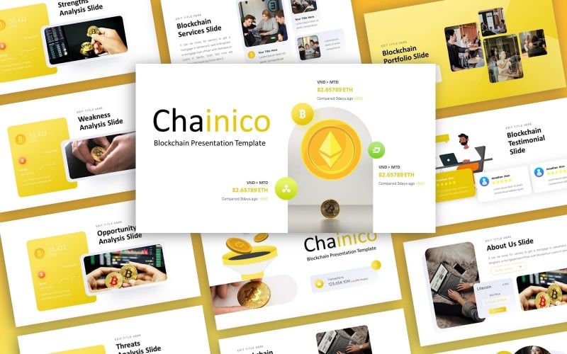 chainico blockchain multipurpose powerpoint template original