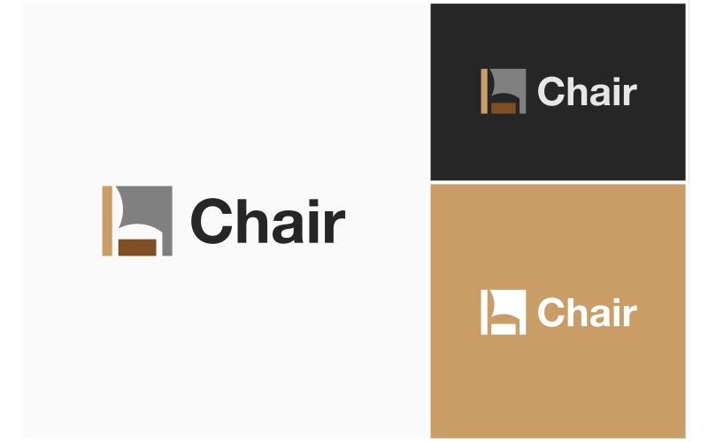 chair furniture modern simple logo original