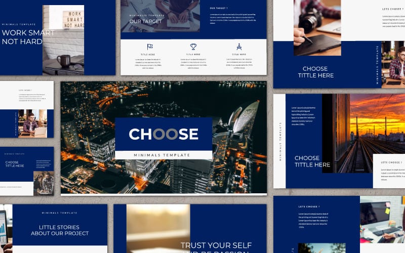 chaos business creative powerpoint template original