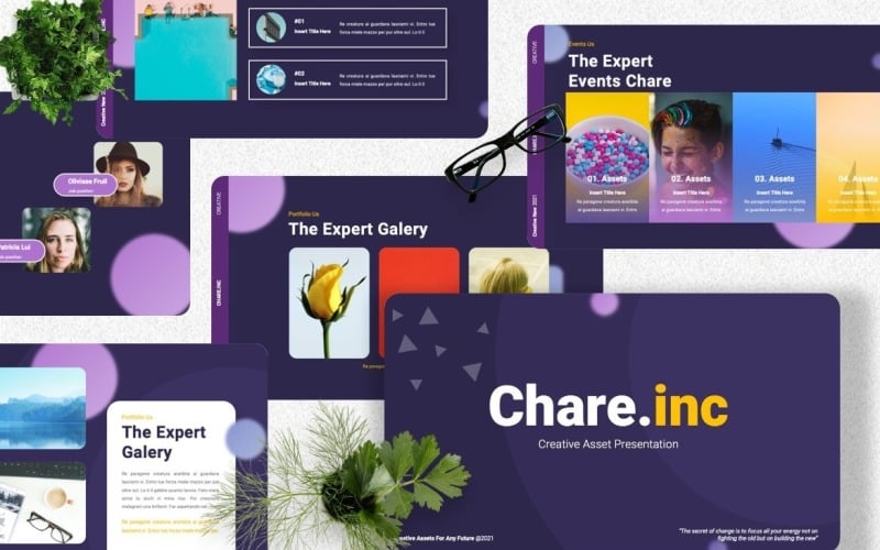 chare creative digital powerpoint template original