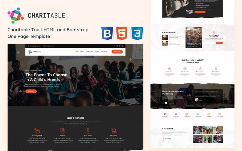 charitable ngo and charity trust services html bootstrap template original