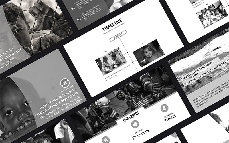 charity powerpoint template original