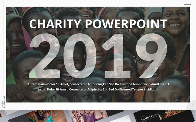 charity powerpoint template original