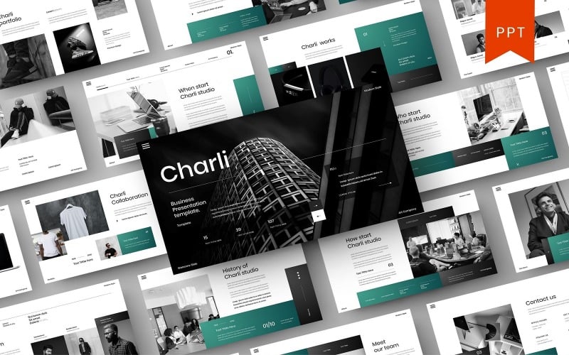 charli business powerpoint template original