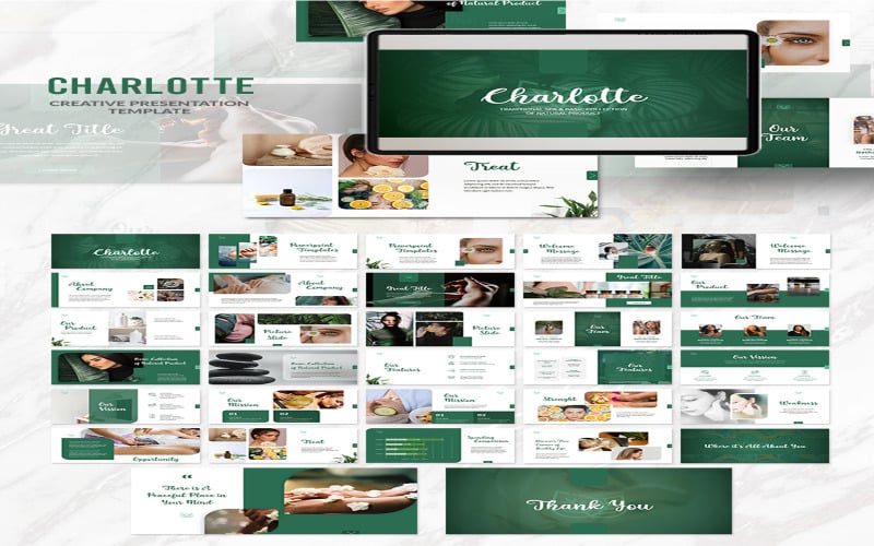 charlotte presentation powerpoint template original
