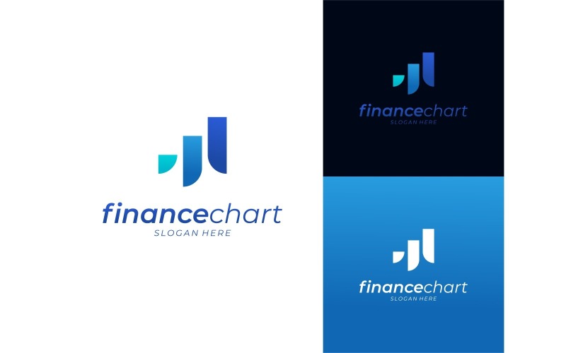 chart graph growth finance logo original