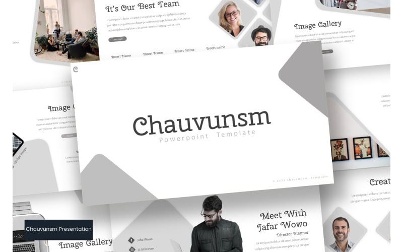 chauvunsm powerpoint template original