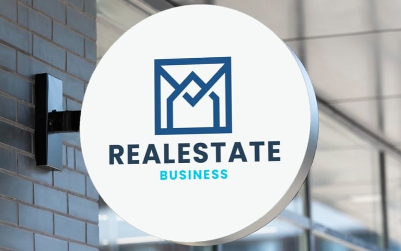check real estate business logo original