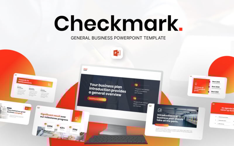 checkmark professional multipurpose powerpoint template original