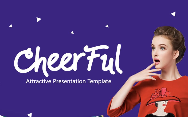 cheerful attractive powerpoint template original