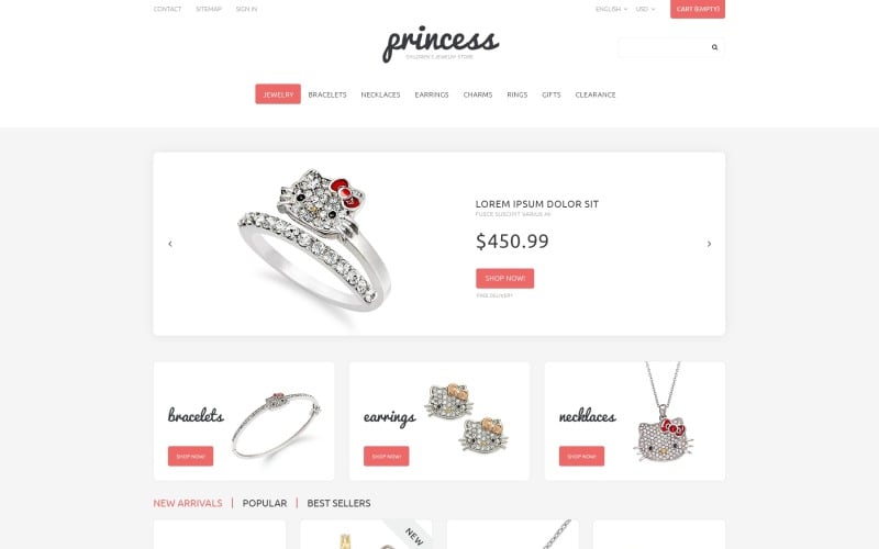 childrens jewelry prestashop theme original