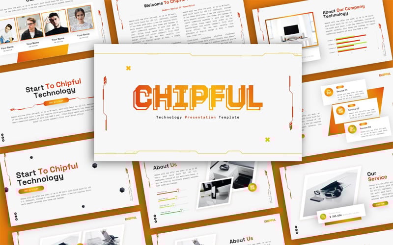 chipful technology multipurpose powerpoint presentation template original