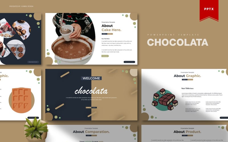 chocolata powerpoint template original