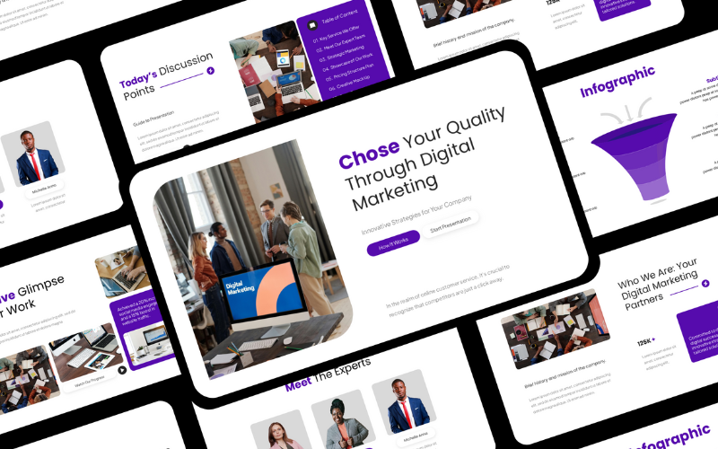 chose marketing agency presentation original