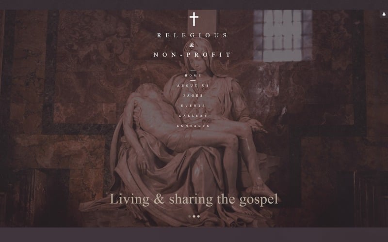 christian church religious non profit joomla template original