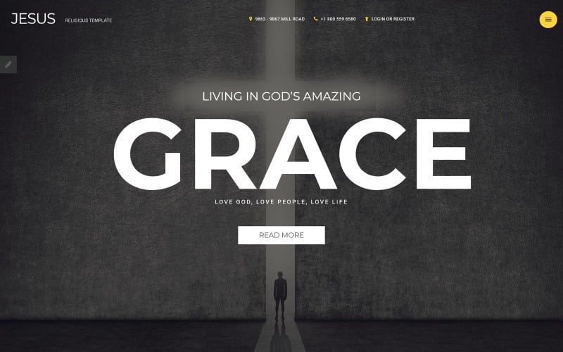 christian responsive joomla template original