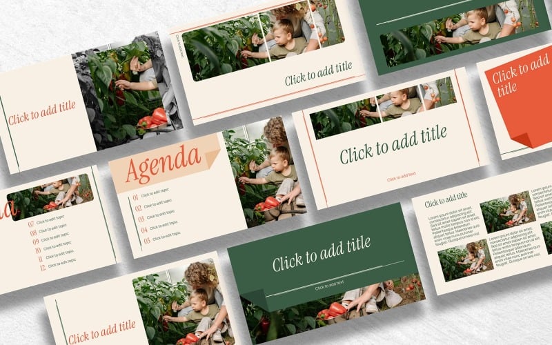 christmas powerpoint template ready to use original