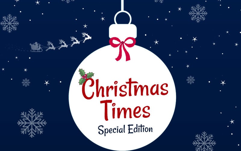 christmas times presentation powerpoint template original