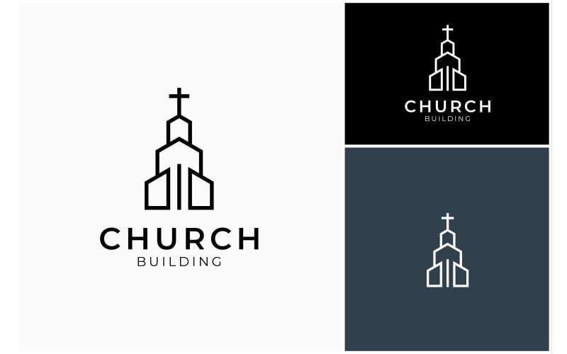 church chapel worship priest logo original