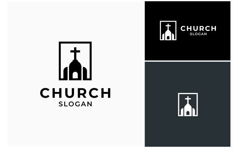 church chapel worship temple logo original