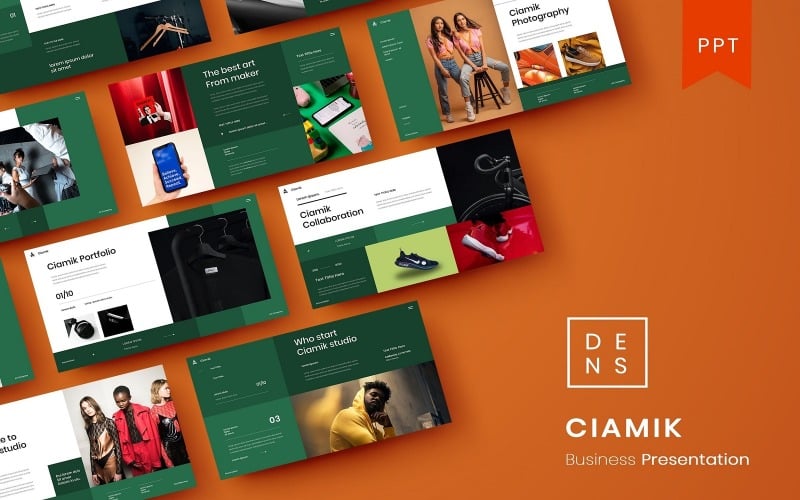 ciamik business powerpoint template original