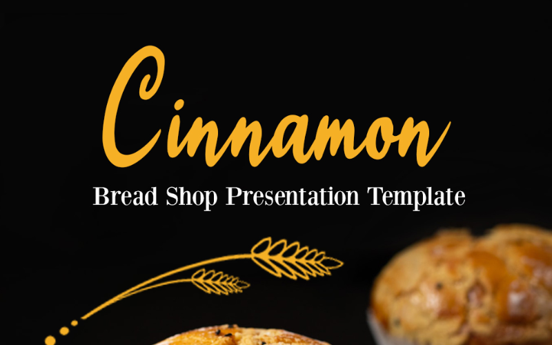 cinnamon bakery shop presentation fully animated powerpoint template original
