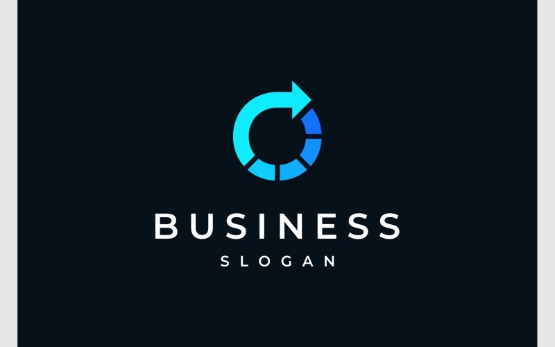 circle arrow progress success logo original
