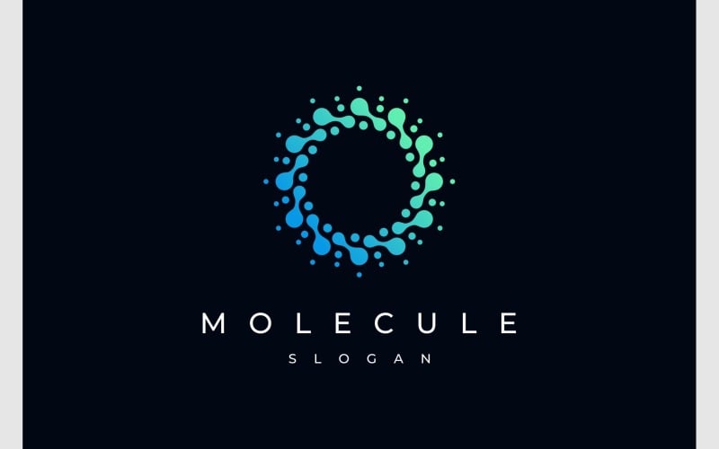 circle molecule circular molecular logo original